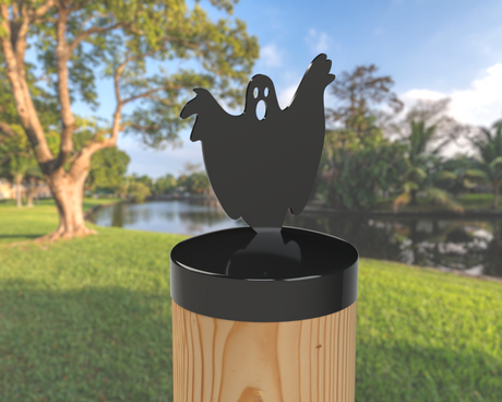 Ghost, Round Post Cap (4x4 Round Post Size) - Madison Iron and Wood