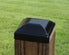 4x4 Heavy Duty Domed Steel Post Cap (3.5 x 3.5 Post Size)