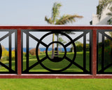 80"x30" - Nautical Lighthouse Design Fence/Gate Panel Insert - Madison Iron and Wood