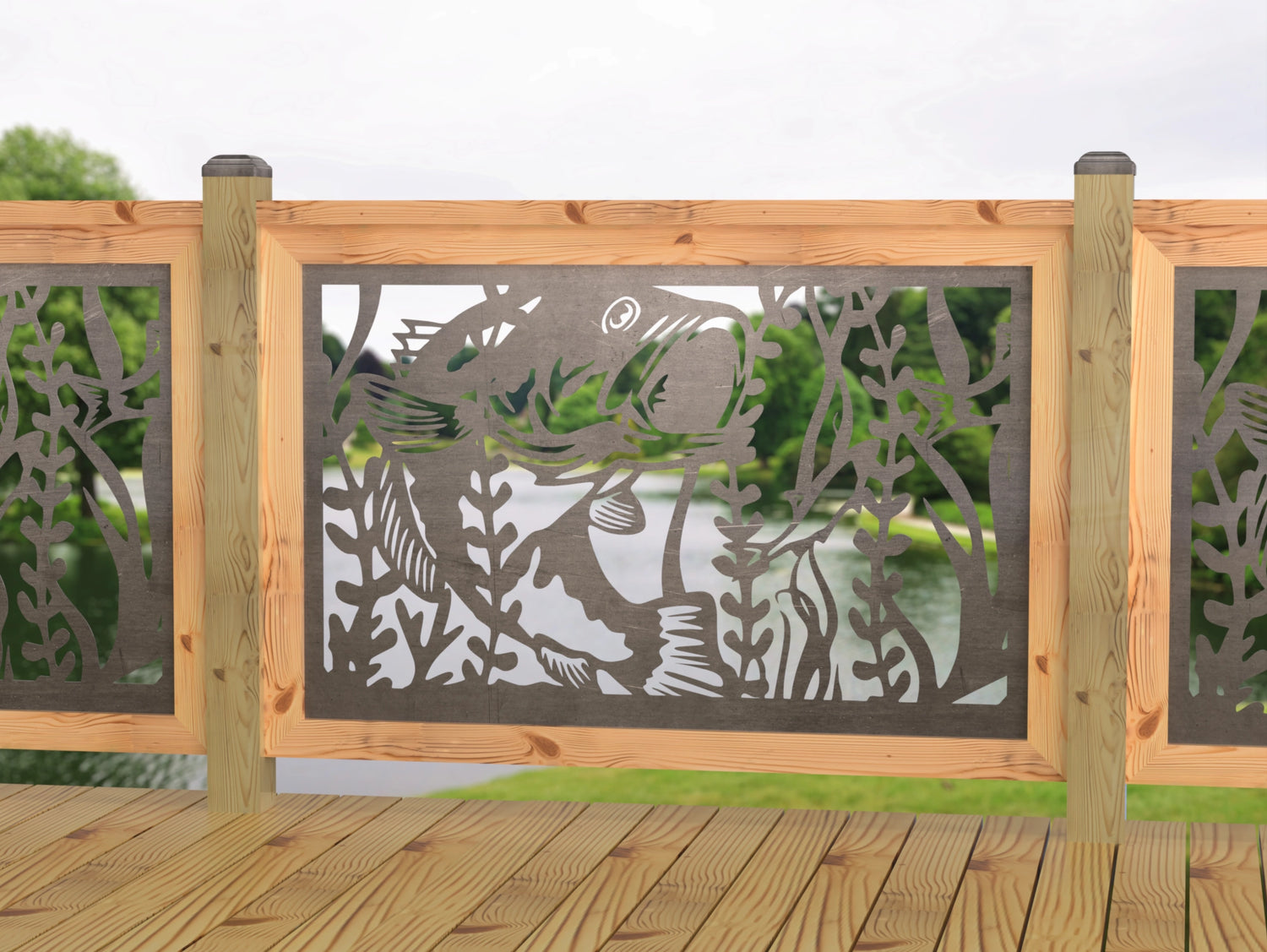 Bass Pond Railing Panel Insert