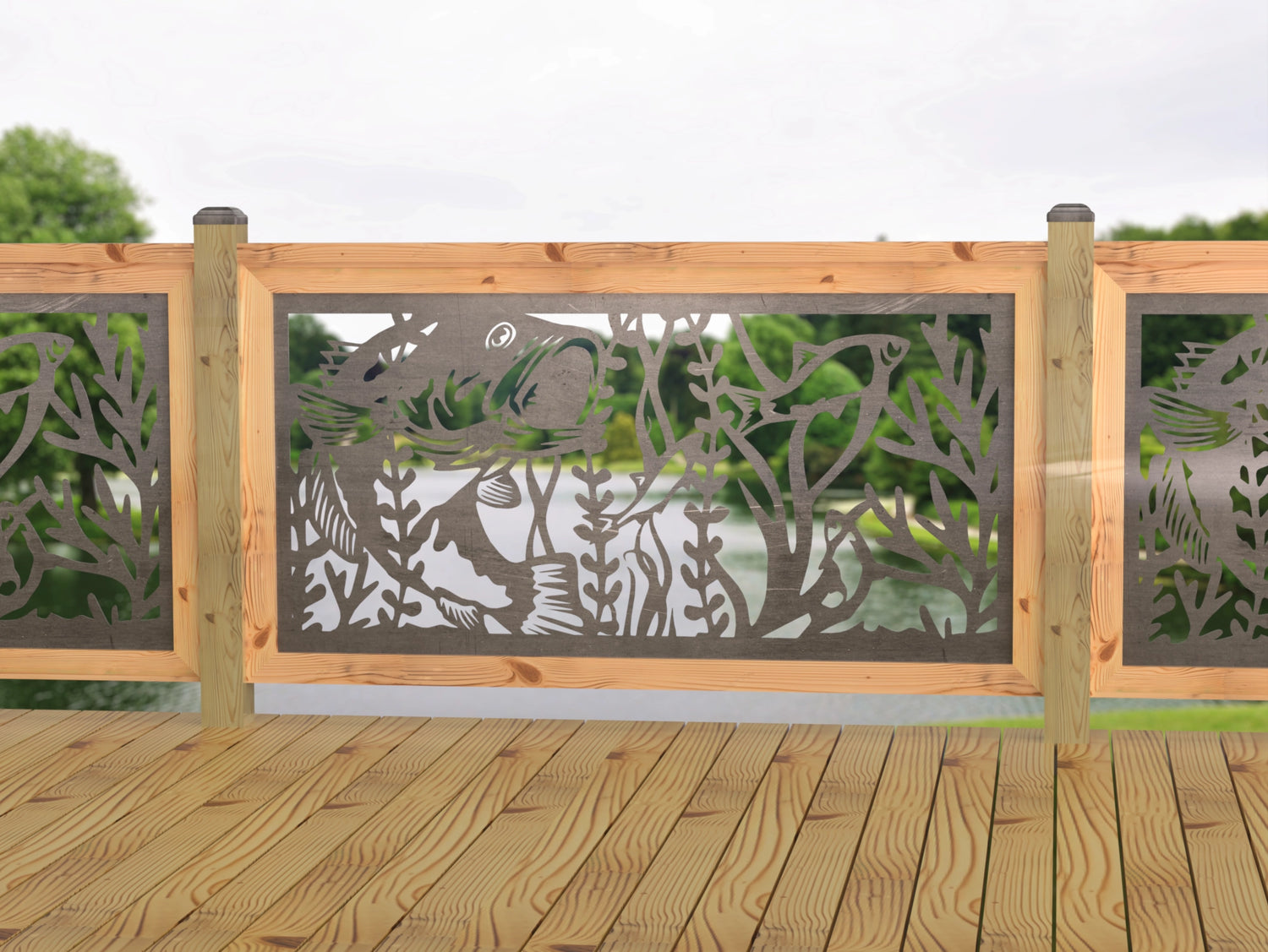 Bass Pond Railing Panel Insert