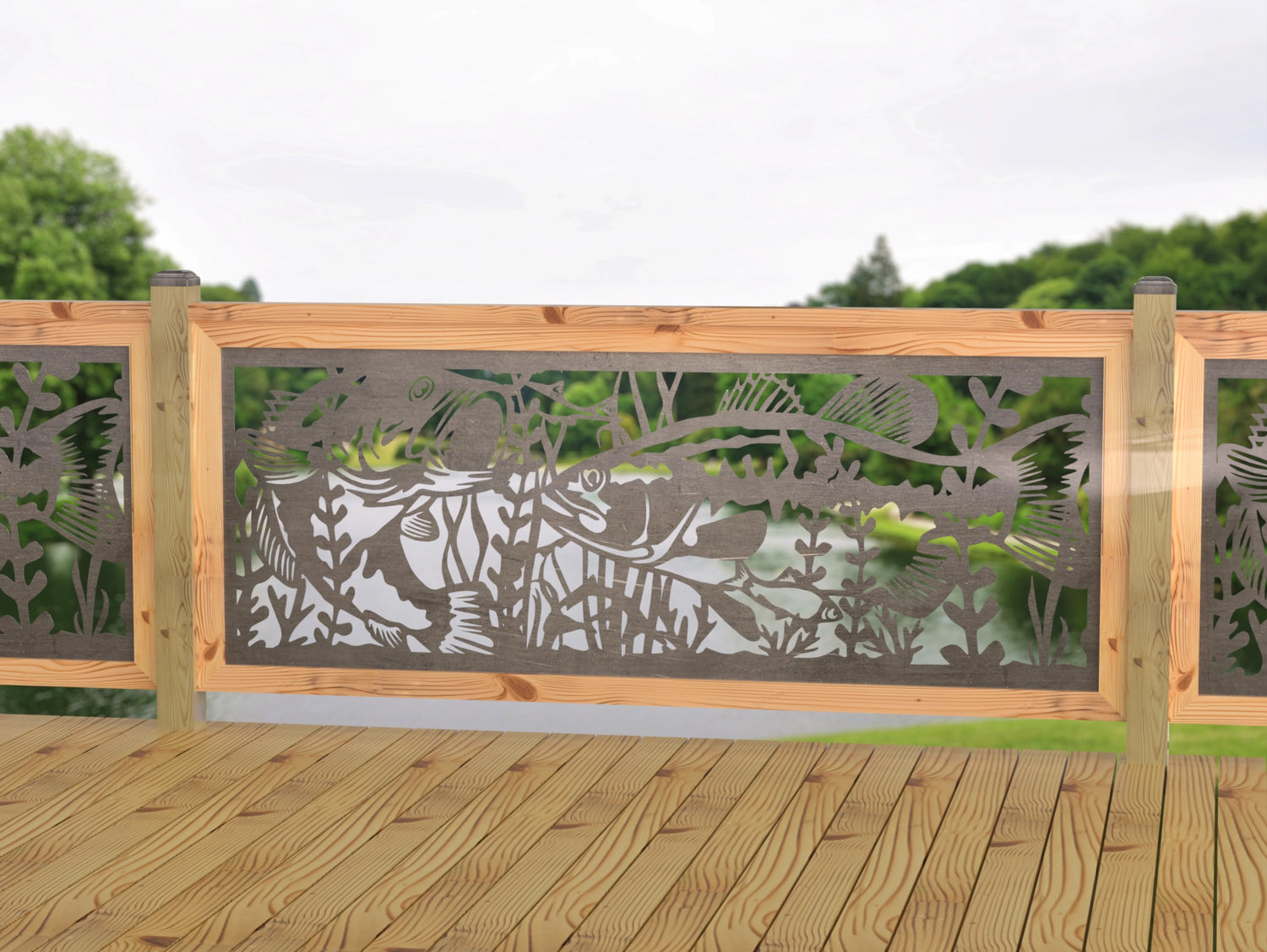 Bass Pond Railing Panel Insert