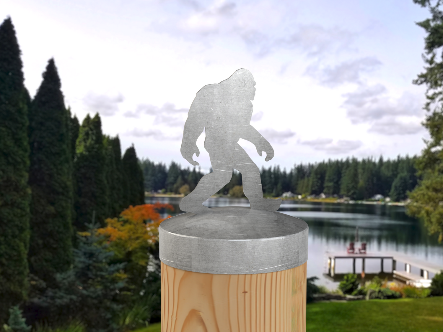 Bigfoot, Round Post Cap (4x4 Round Post Size) - Madison Iron and Wood