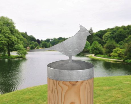 Cardinal, Round Post Cap (4x4 Round Post Size) - Madison Iron and Wood