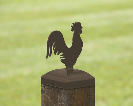 6X6 Rooster Post Cap (5.5 x 5.5 Post Size) - Madison Iron and Wood