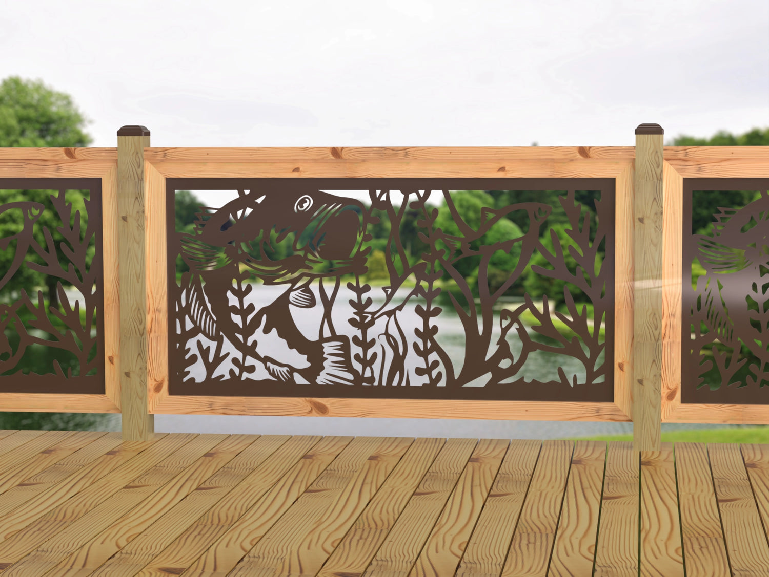 Bass Pond Railing Panel Insert