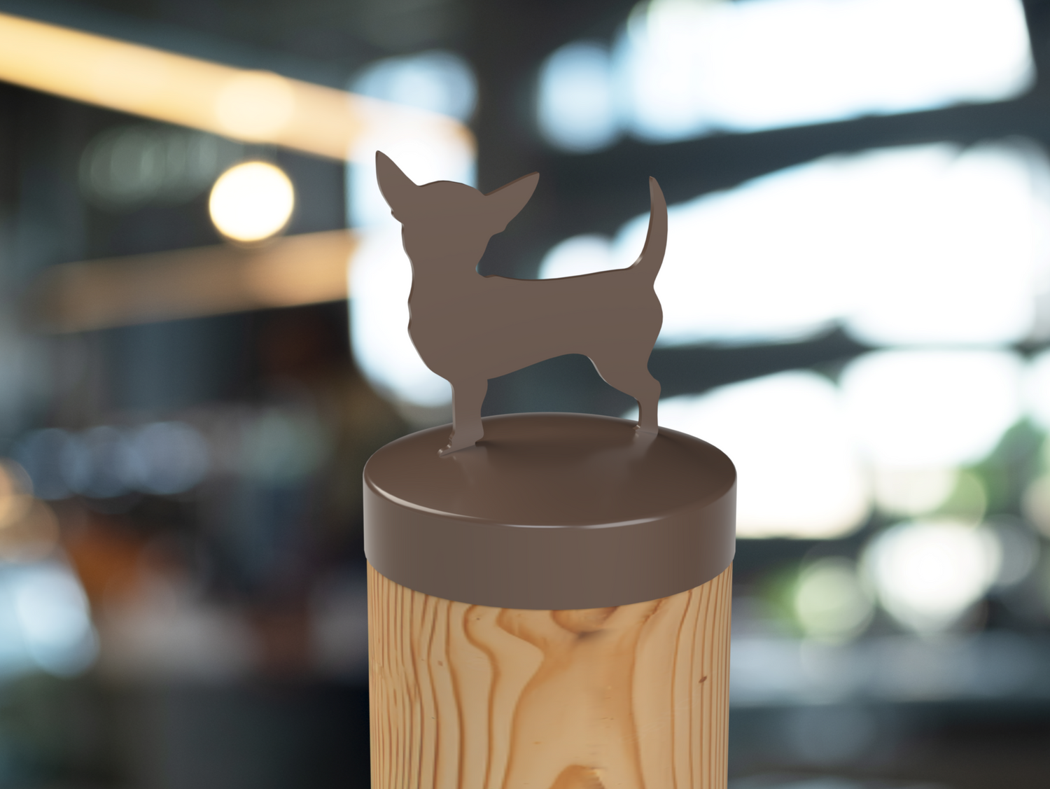 Chihuahua, Round Post Cap (4x4 Round Post Size) - Madison Iron and Wood