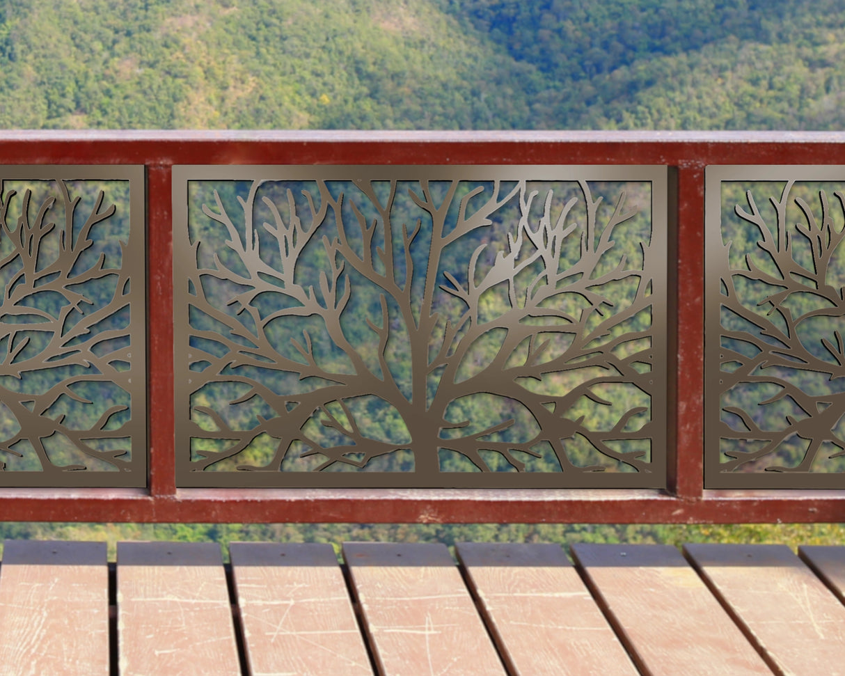 Bare Tree Fence/Gate Panel Insert