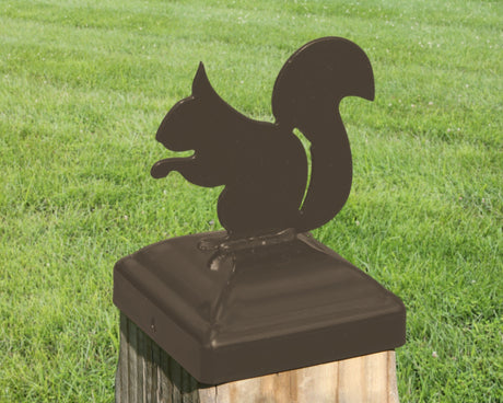 4X4 Squirrel Post Cap (Fits 3.5 x 3.5 Post Size) - Madison Iron and Wood