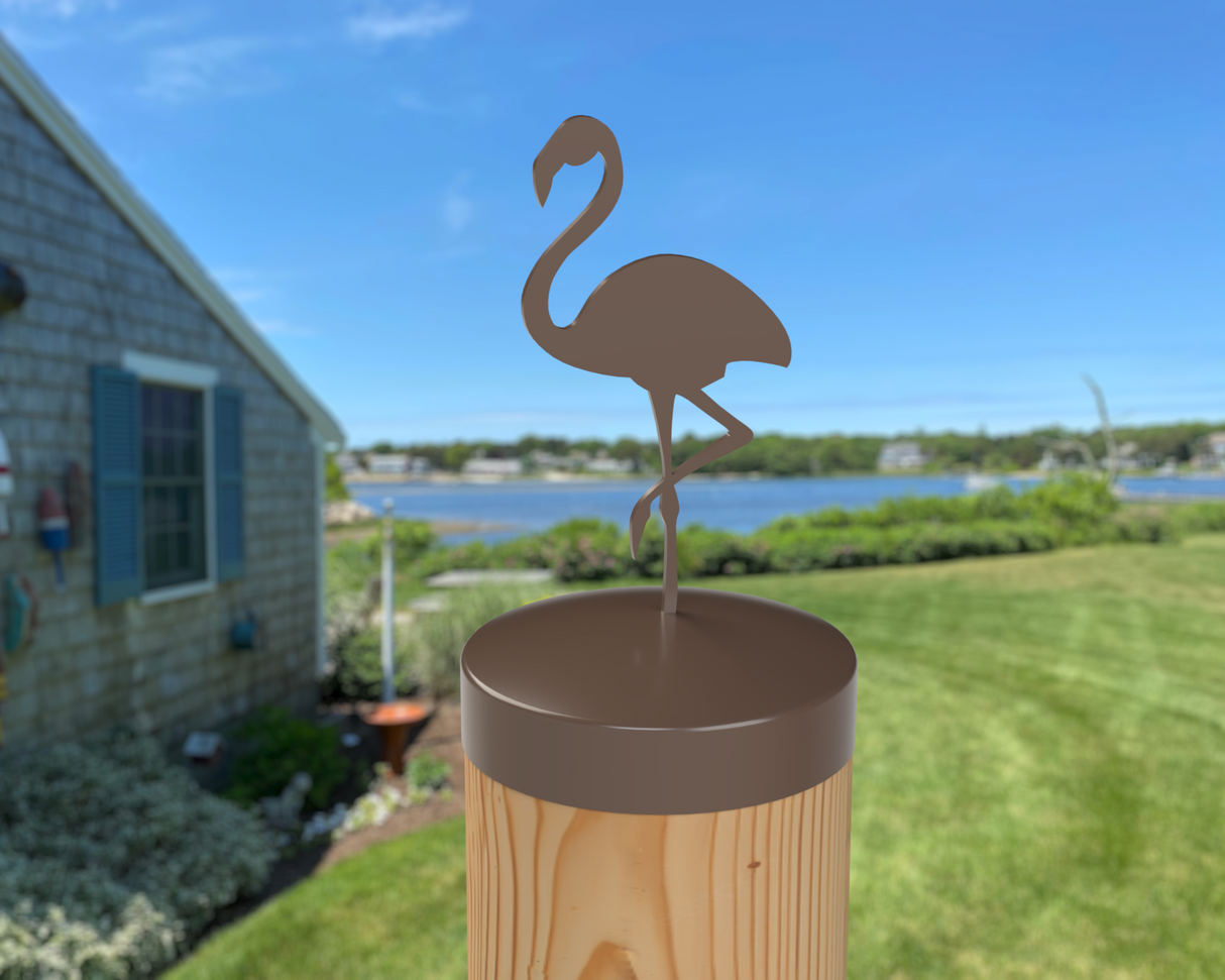 Flamingo, Round Post Cap (4x4 Round Post Size) - Madison Iron and Wood