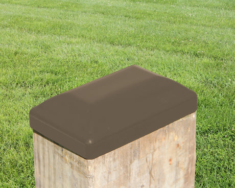 4X6 (nominal size) Steel Post Cap (3.5 x 5.5 Post Size) - Madison Iron and Wood