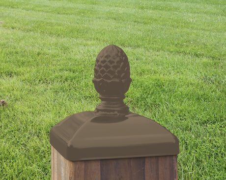 6x6 Large Pineapple Post Cap (5.5 x 5.5 Post Size) - Madison Iron and Wood