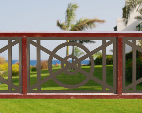 Modern Nautical Design Fence/Gate Panel Insert