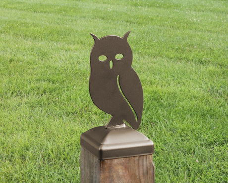 Capuchon de poteau hibou 6X6 (taille de poteau 5,5 x 5,5)