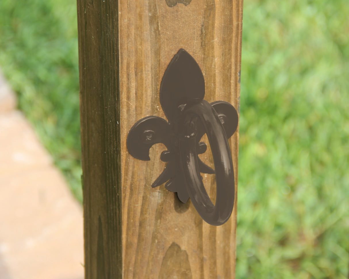 Matériel de corde nautique Fleur De Lis, support de lumière à cordes