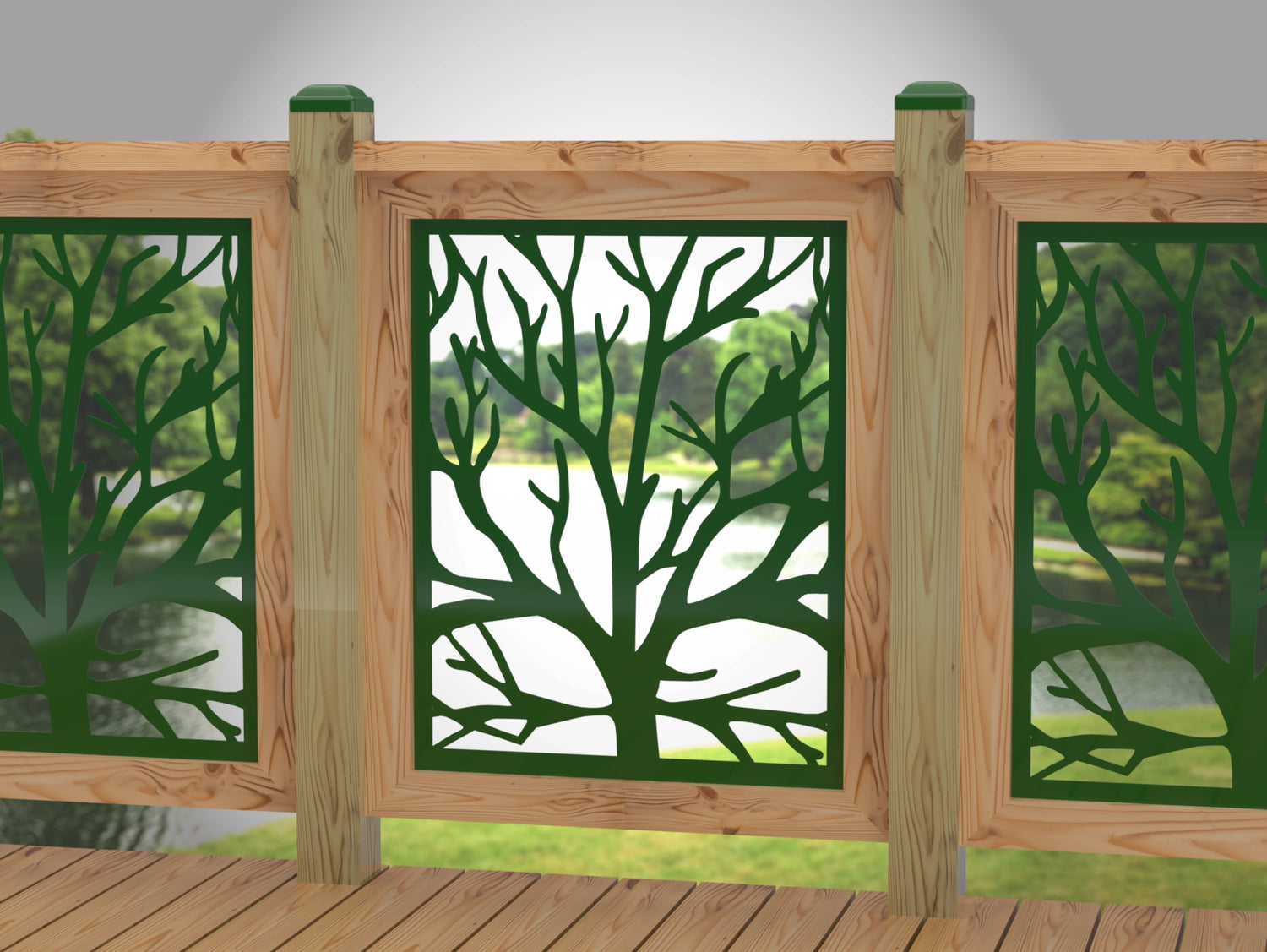 Bare Tree Railing Panel Insert