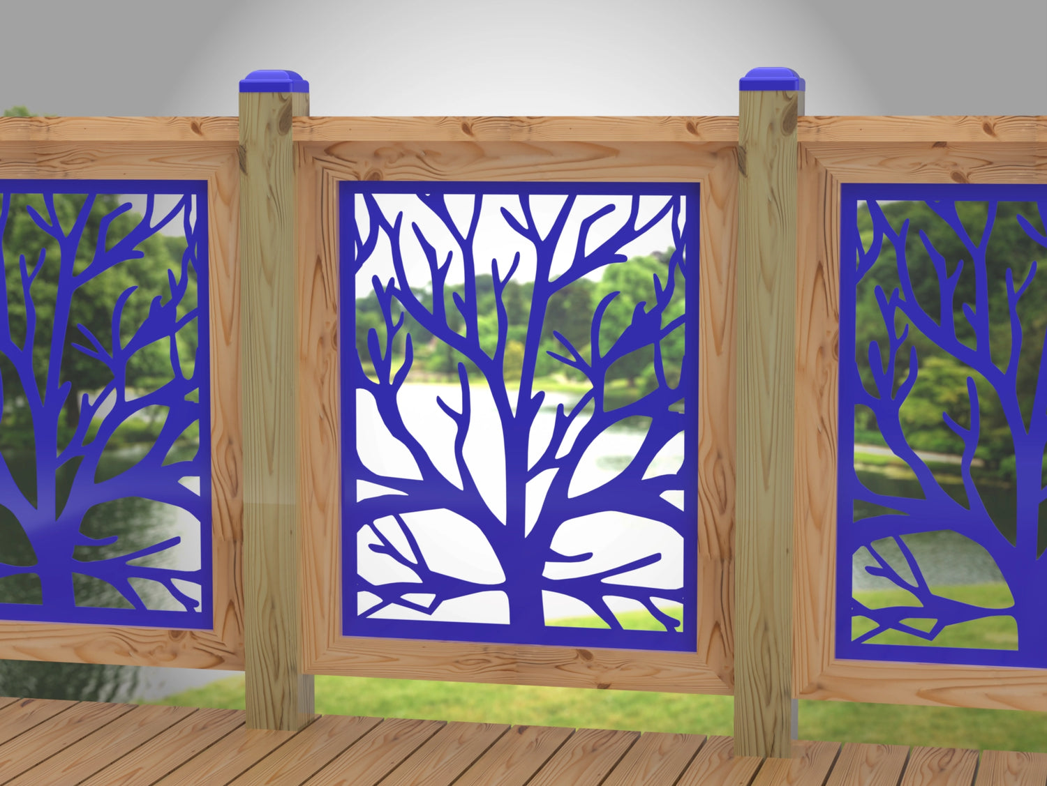 Bare Tree Railing Panel Insert