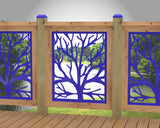 Bare Tree Railing Panel Insert - Madison Iron and Wood