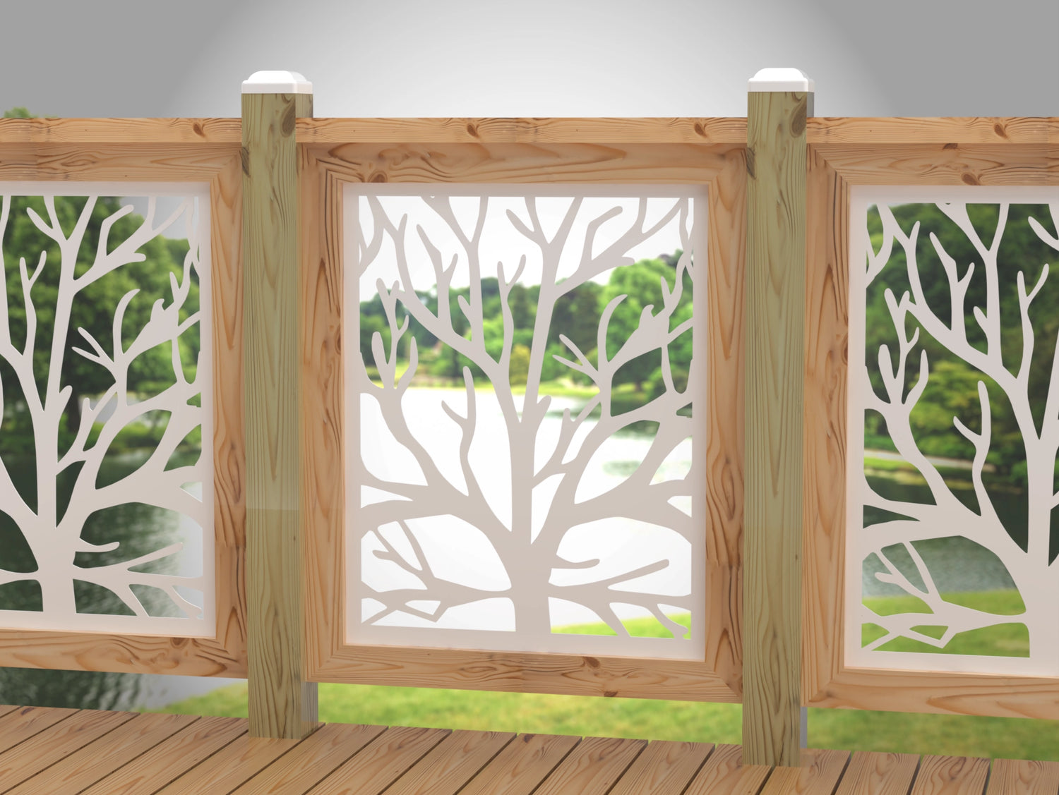 Bare Tree Railing Panel Insert