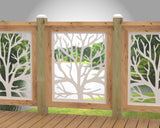 Bare Tree Railing Panel Insert - Madison Iron and Wood