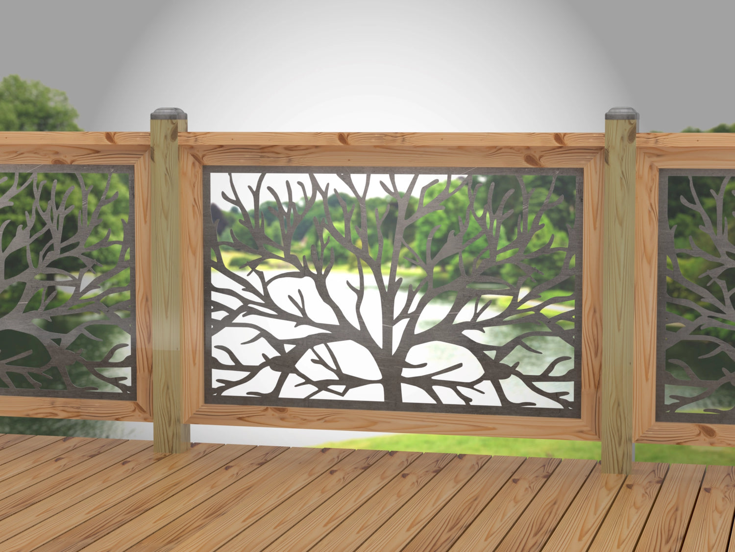 Bare Tree Railing Panel Insert