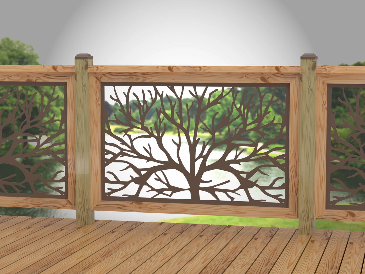 Bare Tree Railing Panel Insert