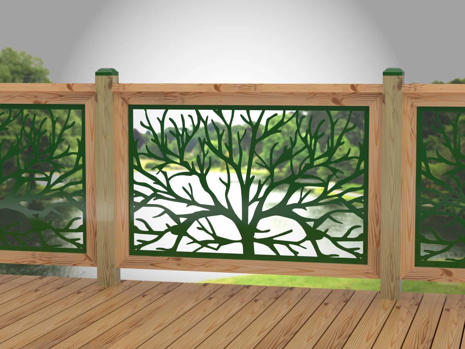 Bare Tree Railing Panel Insert
