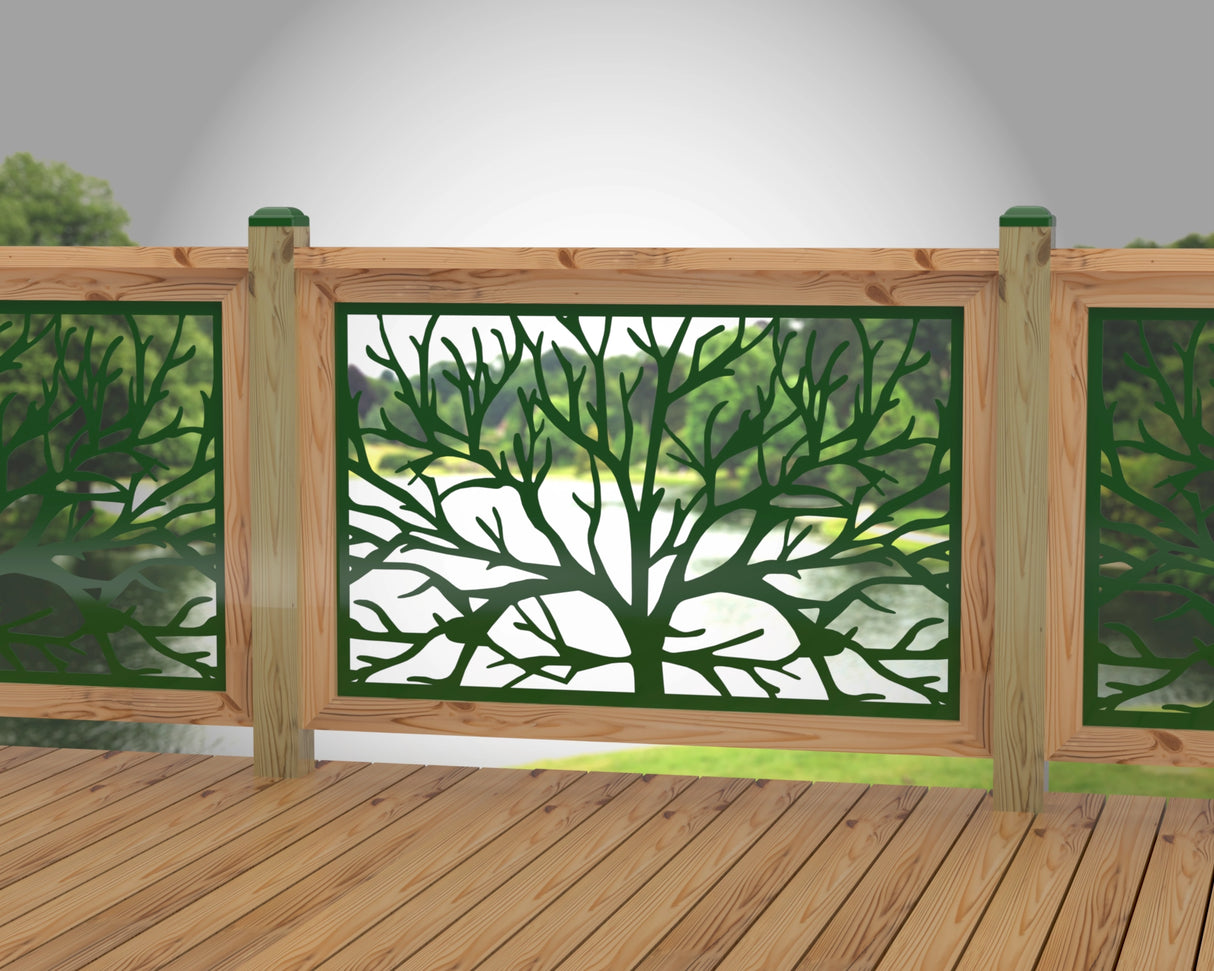 Bare Tree Railing Panel Insert