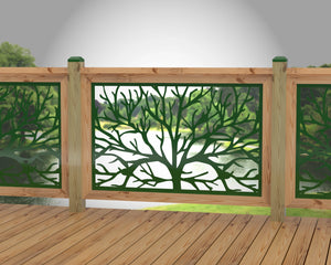 Bare Tree Railing Panel Insert