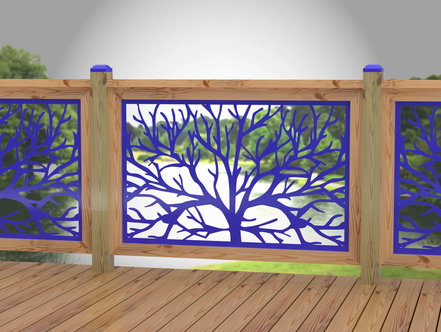 Bare Tree Railing Panel Insert