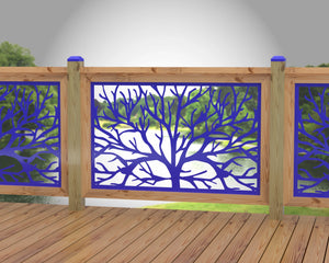 Bare Tree Railing Panel Insert