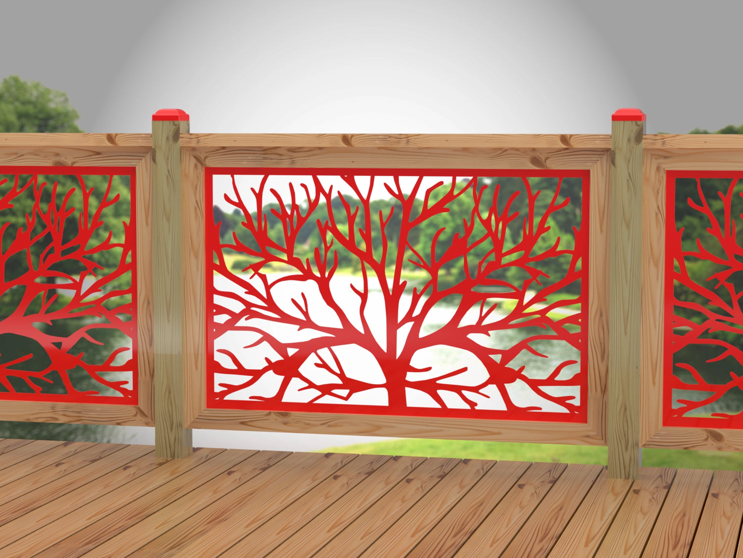 Bare Tree Railing Panel Insert