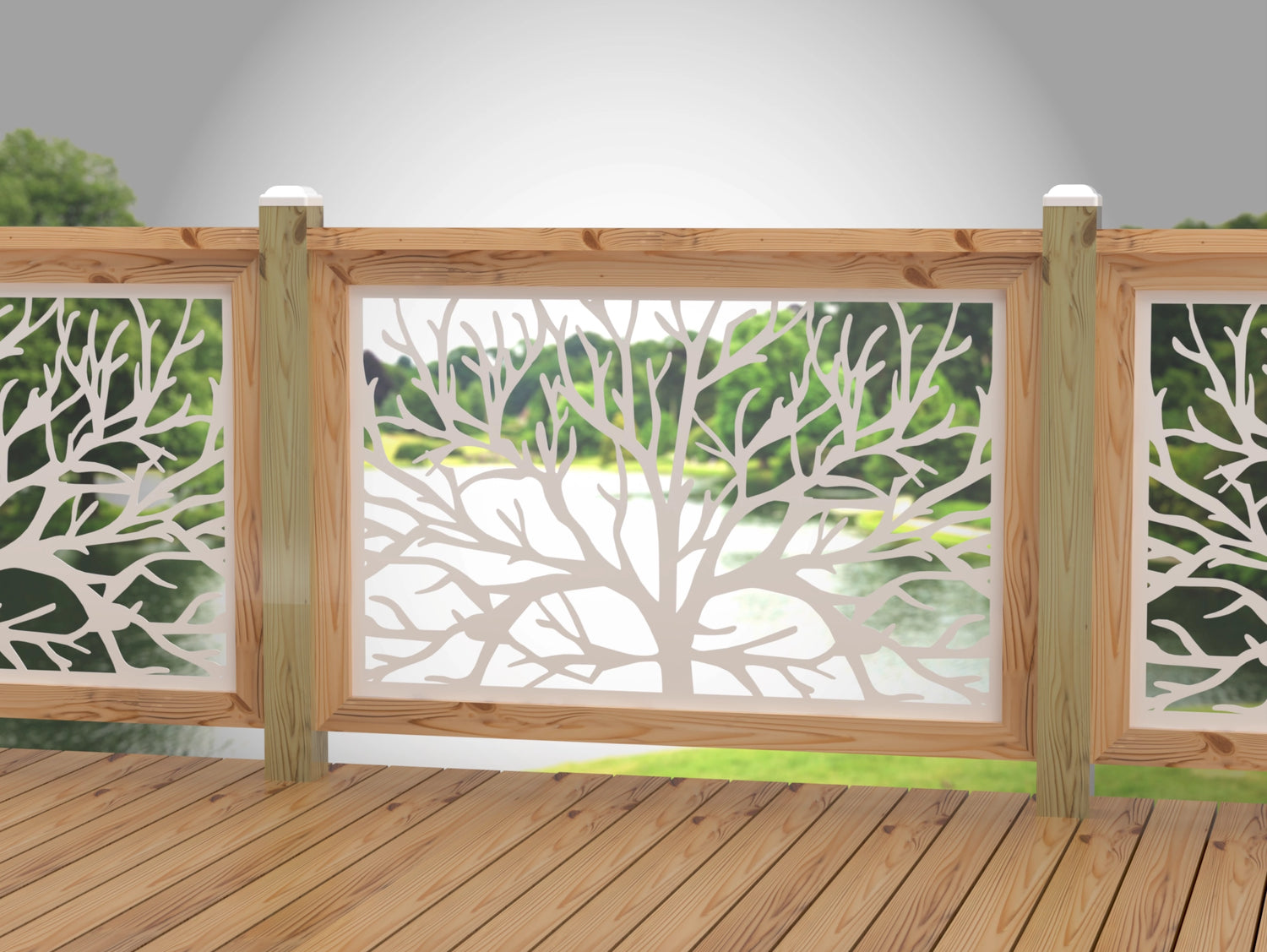 Bare Tree Railing Panel Insert