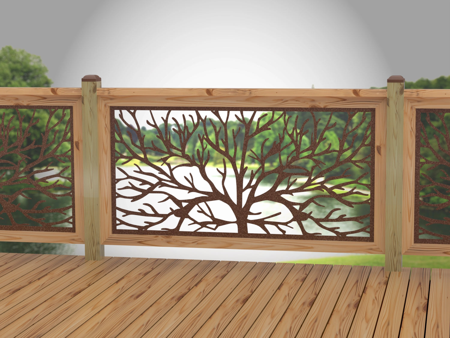 Bare Tree Railing Panel Insert