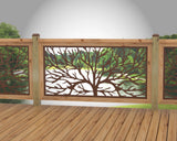Bare Tree Railing Panel Insert - Madison Iron and Wood