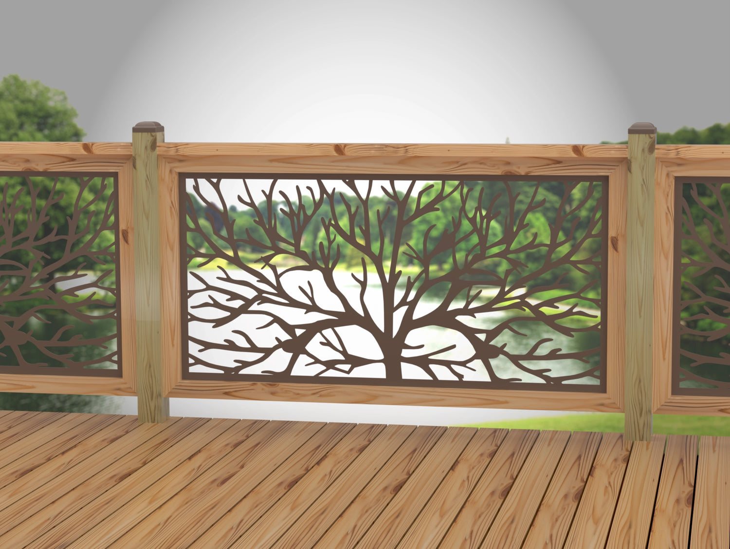 Bare Tree Railing Panel Insert