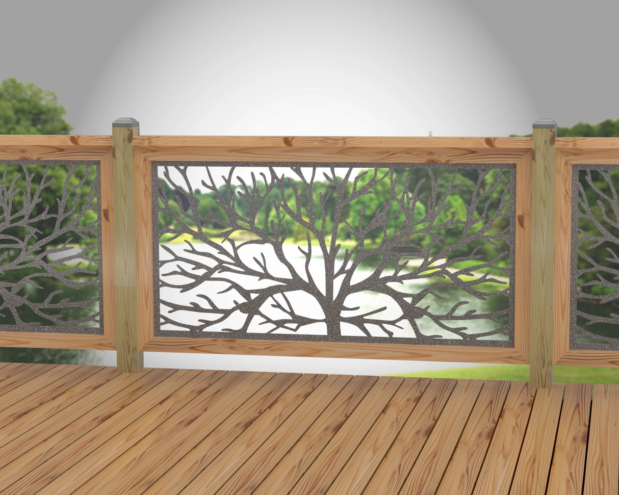 Bare Tree Railing Panel Insert