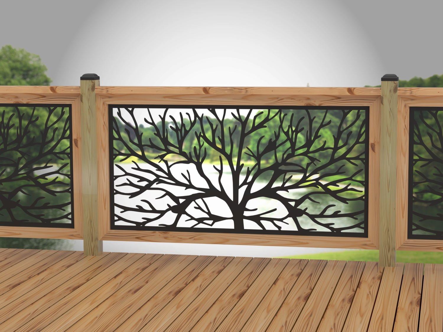 Bare Tree Railing Panel Insert