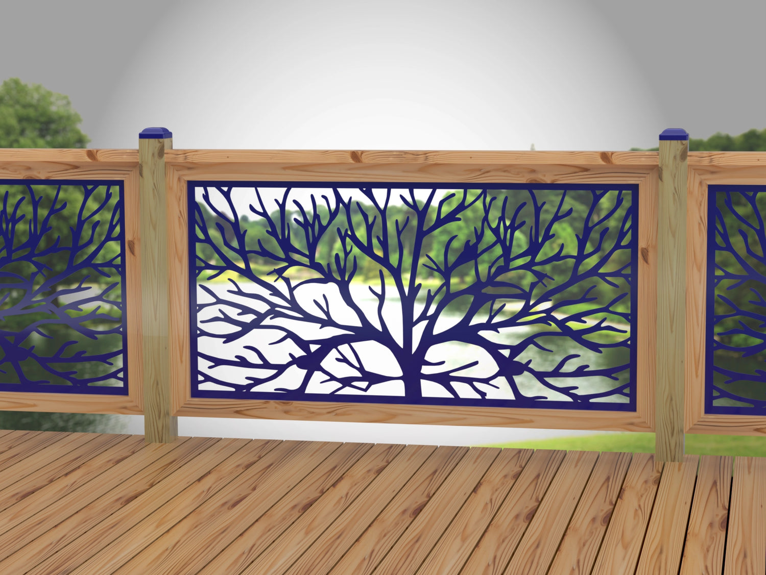Bare Tree Railing Panel Insert
