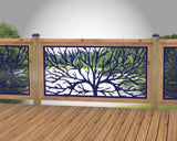 Bare Tree Railing Panel Insert - Madison Iron and Wood