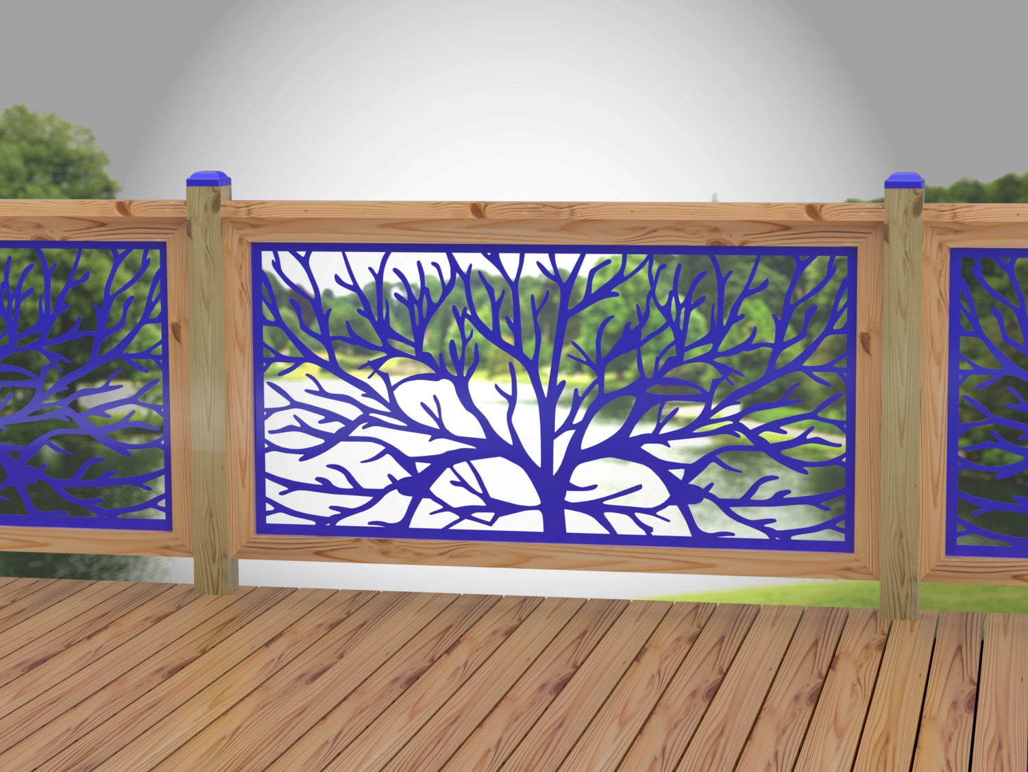 Bare Tree Railing Panel Insert