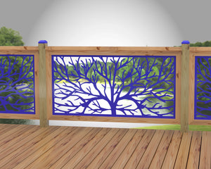 Bare Tree Railing Panel Insert