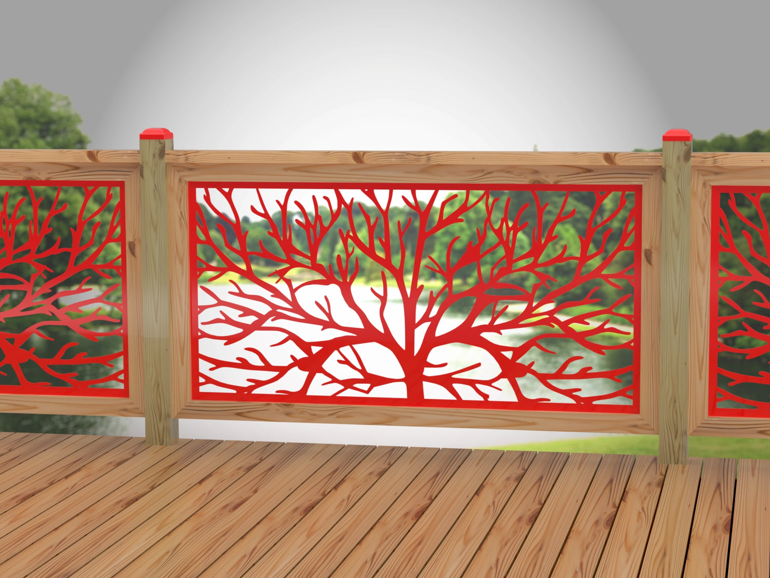 Bare Tree Railing Panel Insert