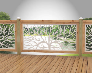 Bare Tree Railing Panel Insert