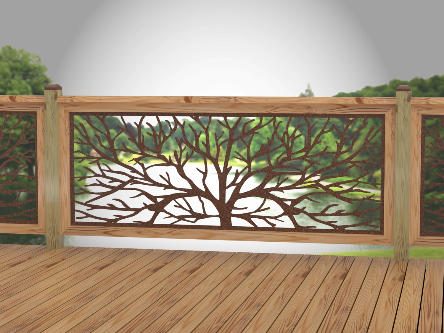 Bare Tree Railing Panel Insert