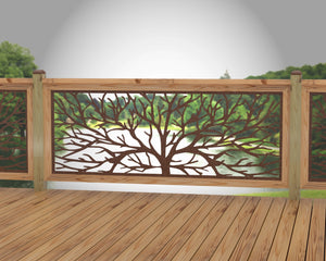 Bare Tree Railing Panel Insert