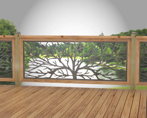 Bare Tree Railing Panel Insert
