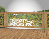 Bare Tree Railing Panel Insert - Madison Iron and Wood