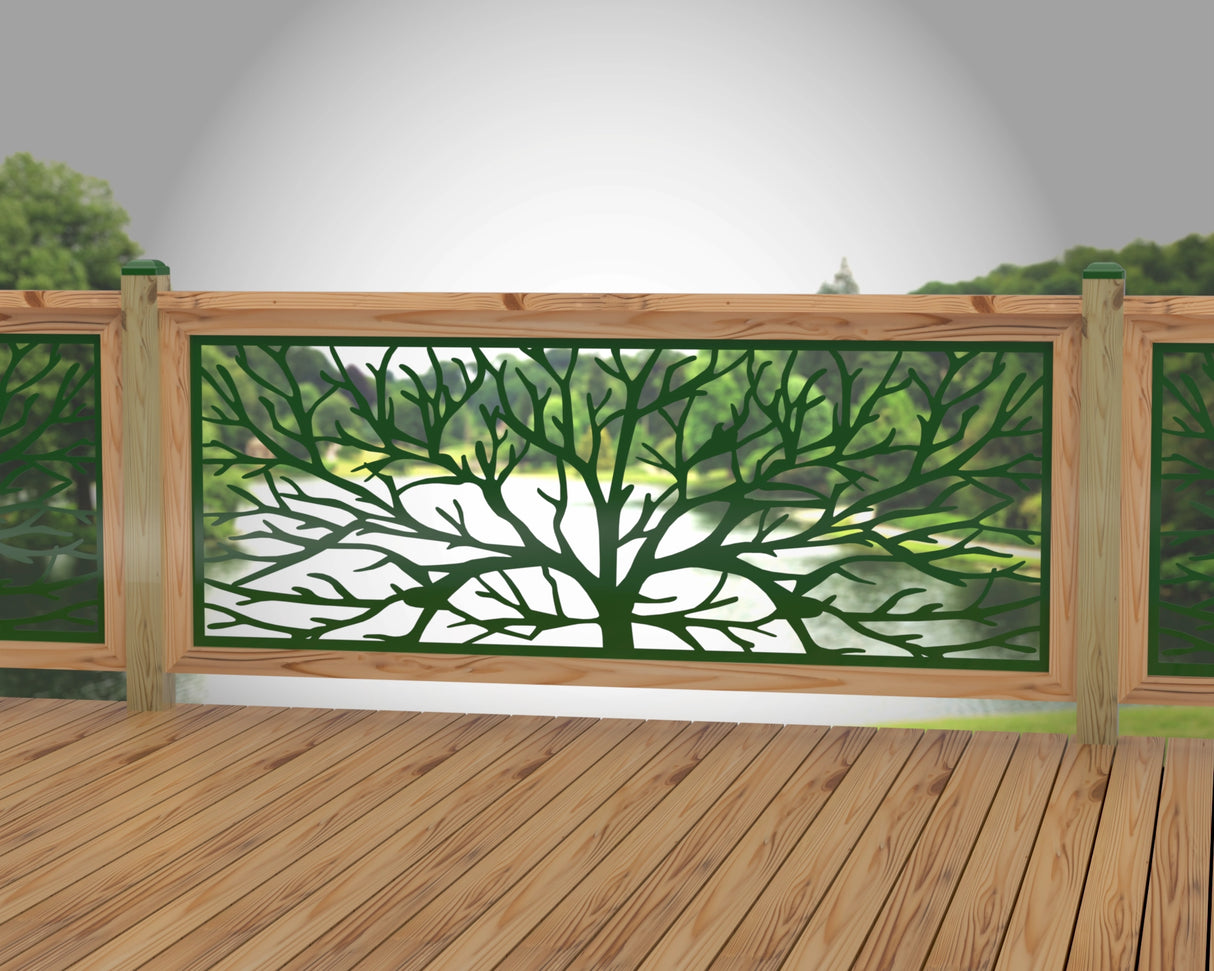 Bare Tree Railing Panel Insert