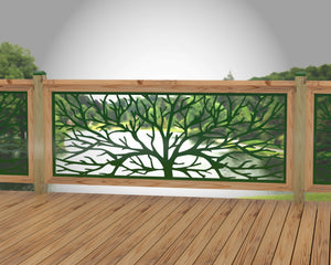 Bare Tree Railing Panel Insert